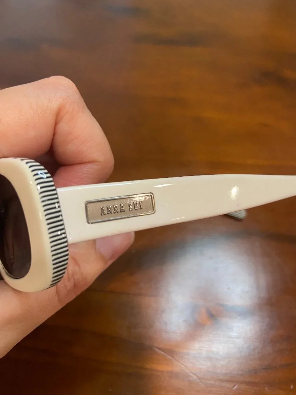 Anna Sui Vintage Pinstripe Cat-Eye Sunglasses